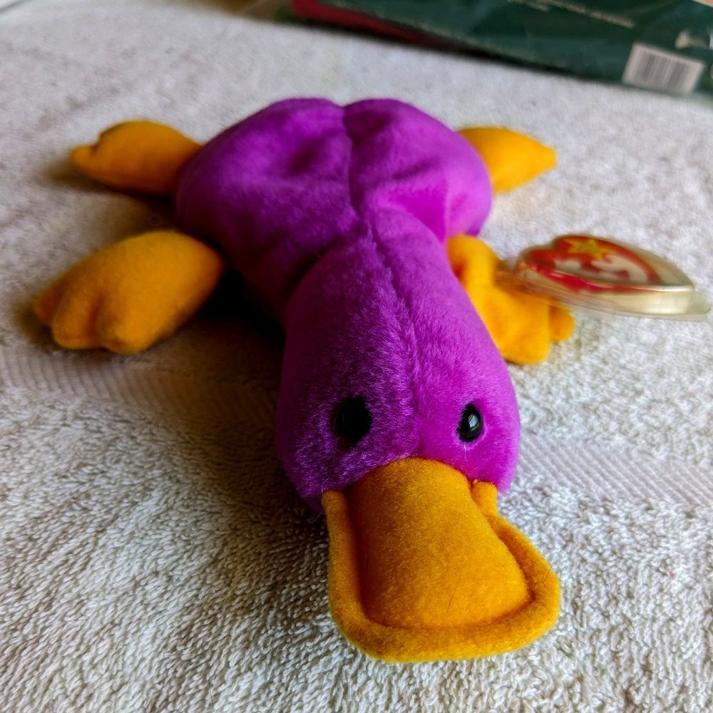 Patti the platypus 1993 original beanie babies NWT